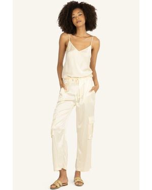 SECRET MISSION Lyla Pants - Natural
