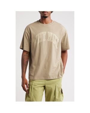 Honor The Gift Why Not Oversize Cotton T-Shirt - Green