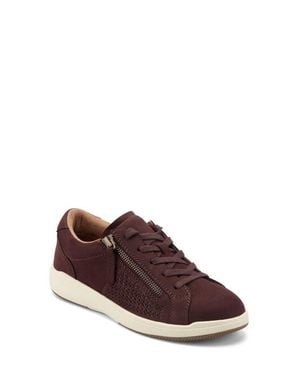 Earth Netta Zip Up Sneaker - Brown