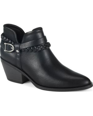 BareTraps Daisie Block Heel Ankle Bootie - Black