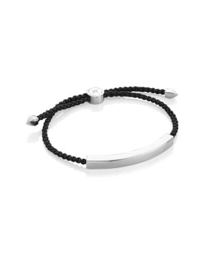 Monica Vinader Linear Friendship Bracelet - Black