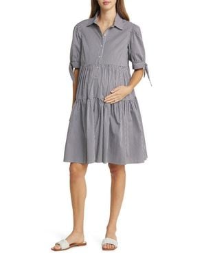 EMILIA GEORGE Babette Dress - Gray