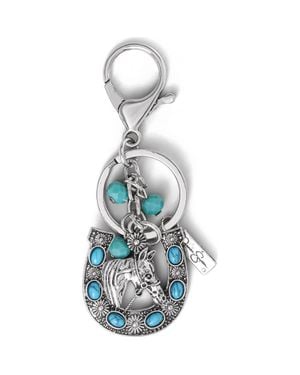Jessica Simpson Horseshoe Keychain - Blue