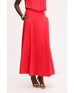 Sam Edelman Gathered A-Line Midi Skirt