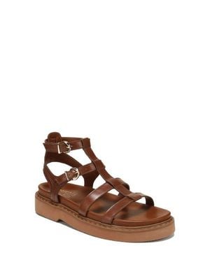 27 EDIT Naturalizer Lexie Ankle Strap Platform Sandal - Brown