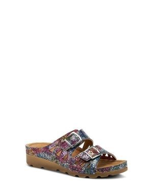 Flexus by Spring Step Delphis Slide Sandal - Multicolor