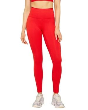 Fabletics Boost Powerhold High-Waisted Legging - Red