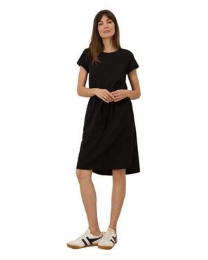 Pact Organic Cotton Relaxed Slub Weekend Dress - Black