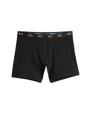 TOMBOYX 6-Inch Stretch Cotton Boxer Briefs - Black