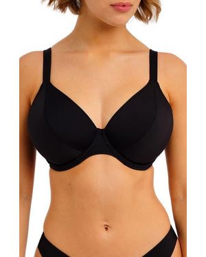 Freya Jewel Cover Underwire Bikini Top - Black