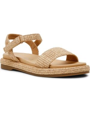 Anne Klein Elani Ankle Strap Sandal - Metallic