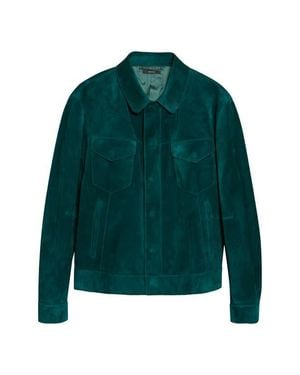 Tom Ford Suede Western Jacket - Green