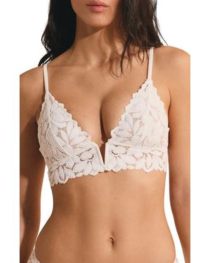 Etam Celeste Triangle Bralette - White