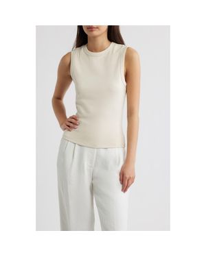 ARTLESS FOREVER Campbell Sleeveless Tank - White