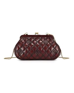 Old Trend Petunia Small Quilted Leather Crossbody - Red