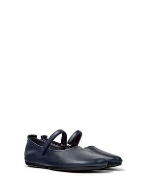 Camper Right Nina Mary Jane Flat - White