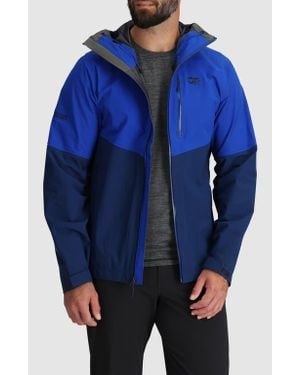 Outdoor Research Foray 3L Waterproof Jacket - Blue