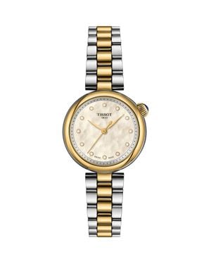 Tissot Desir Mother-Of-Pearl & Diamond Two-Tone Watch, 28Mm - Metallic