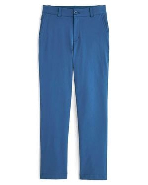 Vineyard Vines Kids' Flat Front Performance Chinos - Blue