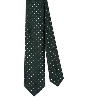 Robert Talbott Newman 7 Fold Sport Jacquard Necktie - Green