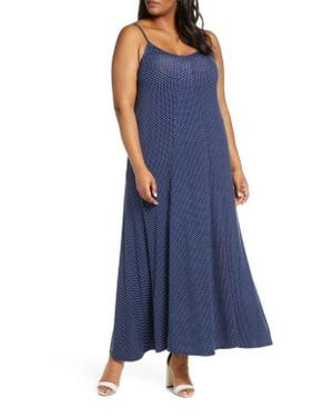 Loveappella Loveapella Maxi Slipdress - Blue