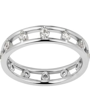 MADE BY MARY Dew Drop Stacking Ring - Metallic