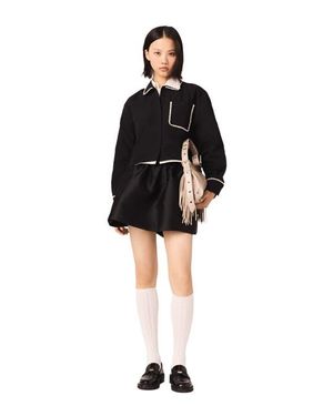 Maje Taffeta Shirt - Black