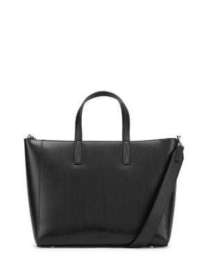 CALPAK Haven Faux Leather 16-Inch Laptop Tote - Black