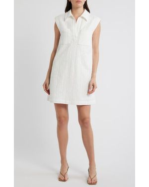 BOSS Daratela Sleeveless Shift Dress - White