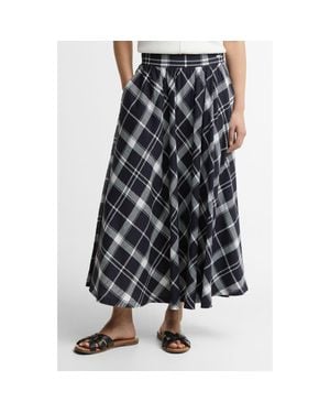 Barbour Baiton Tartan Print Midi Skirt - Multicolor