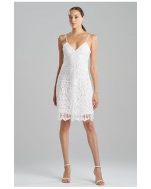 Natori Suzani Lace Slip Dress - White