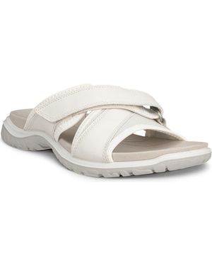 Ecco Offroad Roam Slide Sandal - Metallic