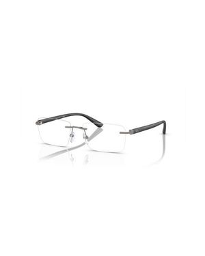 ARMANI EXCHANGE 56Mm Rectangle Optical Glasses - Gray