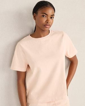 Haven Well Within Garment-Dyed Organic Cotton Jersey Knit Tee - Natural