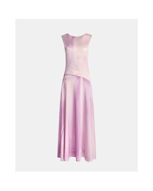 Kate Barton Kate Illusion Print Liquid Maxi Dress - Pink