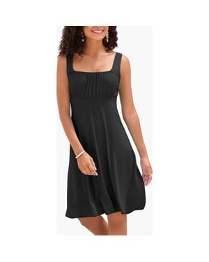 Lascana Flare Tank Dress - Black