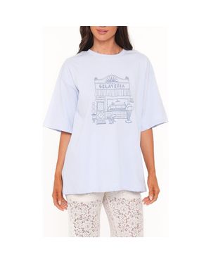 Petal & Pup Carmen Oversize Graphic T-Shirt - White