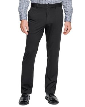 Johnston & Murphy Xc Flex Solid Knit Pants - Black