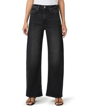 PAIGE Arellia High Waist Skimmer Barrel Jeans - Black