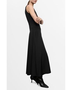 Mango Sleeveless Maxi Dress - White