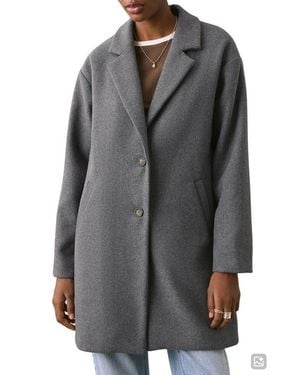 MANGO TEEN Cloth Coat - Gray