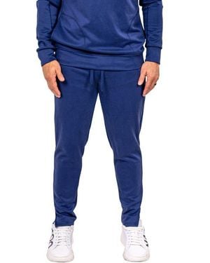 Maceoo Marthyr Ribbed Performance Sweatpants - Blue