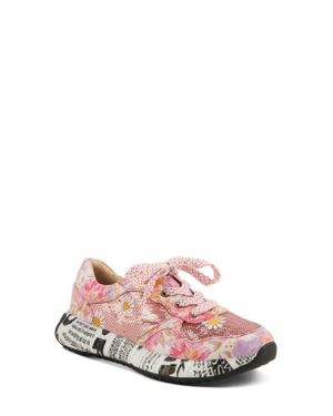 Spring Step Zingy Sneaker - Pink