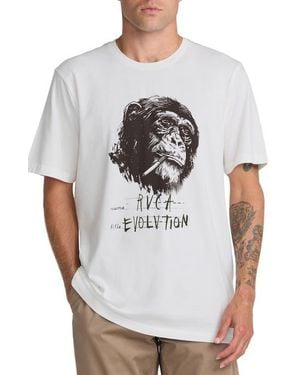 RVCA Evolution Graphic T-Shirt - Gray