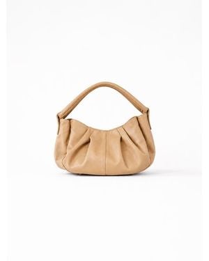 ROSZUAR Liora Sculptural Leather Shoulder Bag - Metallic