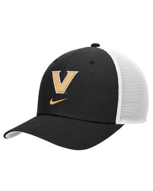 Nike Vanderbilt Commodores Rise Trucker Dri-Fit Adjustable Hat - Black