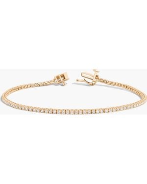 AUrate New York Classic Lab Grown Diamond Tennis Bracelet - Metallic