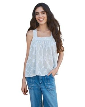Ace & Jig Quincy Square Neck Tank - Blue