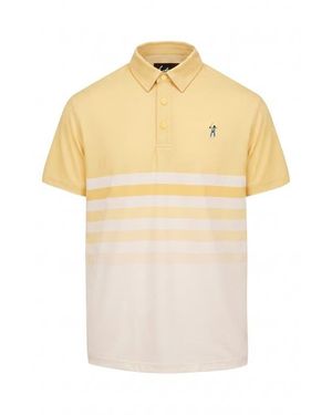 EASTSIDE GOLF Snap Placket Performance Golf Polo - Natural