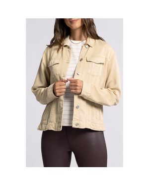 Thread & Supply Jackie Denim Trucker Jacket - Natural